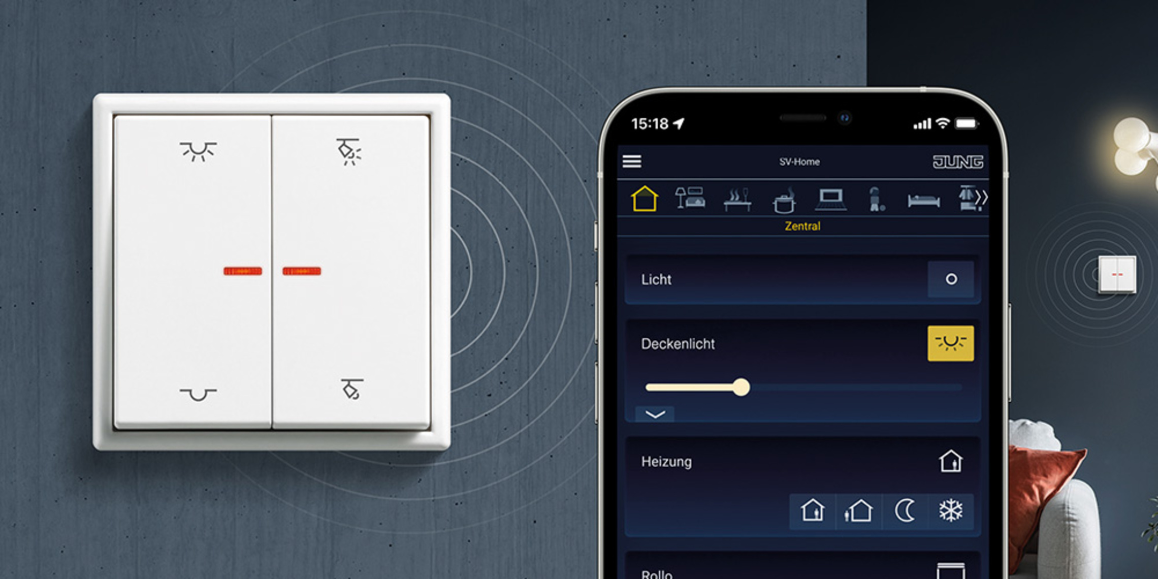 KNX RF Taster bei AMA Elektro in Backnang